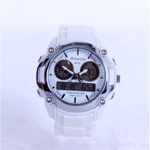 Multifunctional Double Display Men Outdoor Sports Watch Apt-S0829